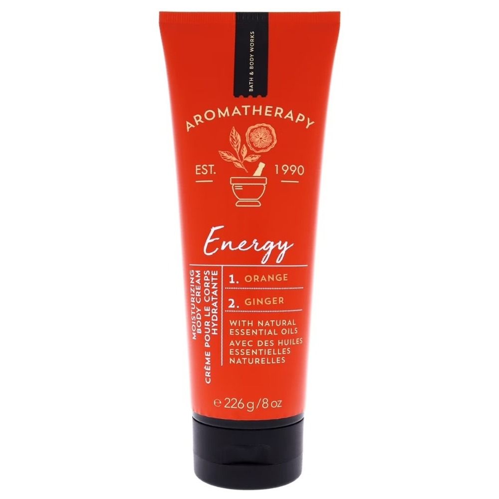 Bath & Body Works Aromatherapy Energy Orange Ginger Body Cream 8oz 226g New